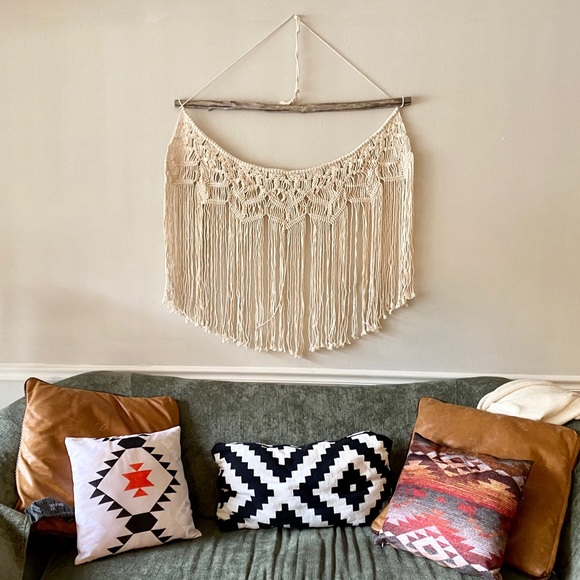 Macrame Wall Hang Bohemian Decor - Picture 10 of 12